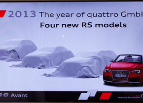 Raadjeplaatje: Audi lanceert nog 3 RS-modellen in 2013, maar welke?