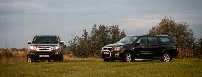 Rijtest: 2012 Isuzu D-Max vs. Ssagyong Actyon Sports